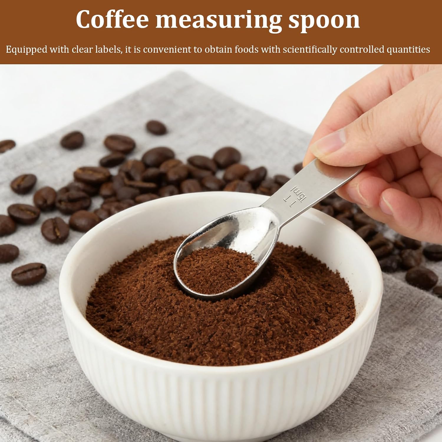 4-Pack Reusable Coffee Pods & Capsules for Ninja Coffee Maker CFP101 & PB051, 304 Stainless Steel Filters with Measuring Spoon & Rubber Seals for Ninja Accessories