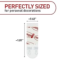 Vista 2 de Tiras adhesivas para póster Command, colgadores para pósteres sin daños, tiras adhesivas para pared sin herramientas para pósteres, 64 tiras