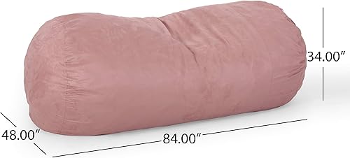 Miniatura 31 de Christopher Knight Home Puf, 7 pies, espuma marina verde azulado Sea Foam Teal,Carbón vegetal,Azul medianoche,Rojo -,rosado rosa (Rose Petal