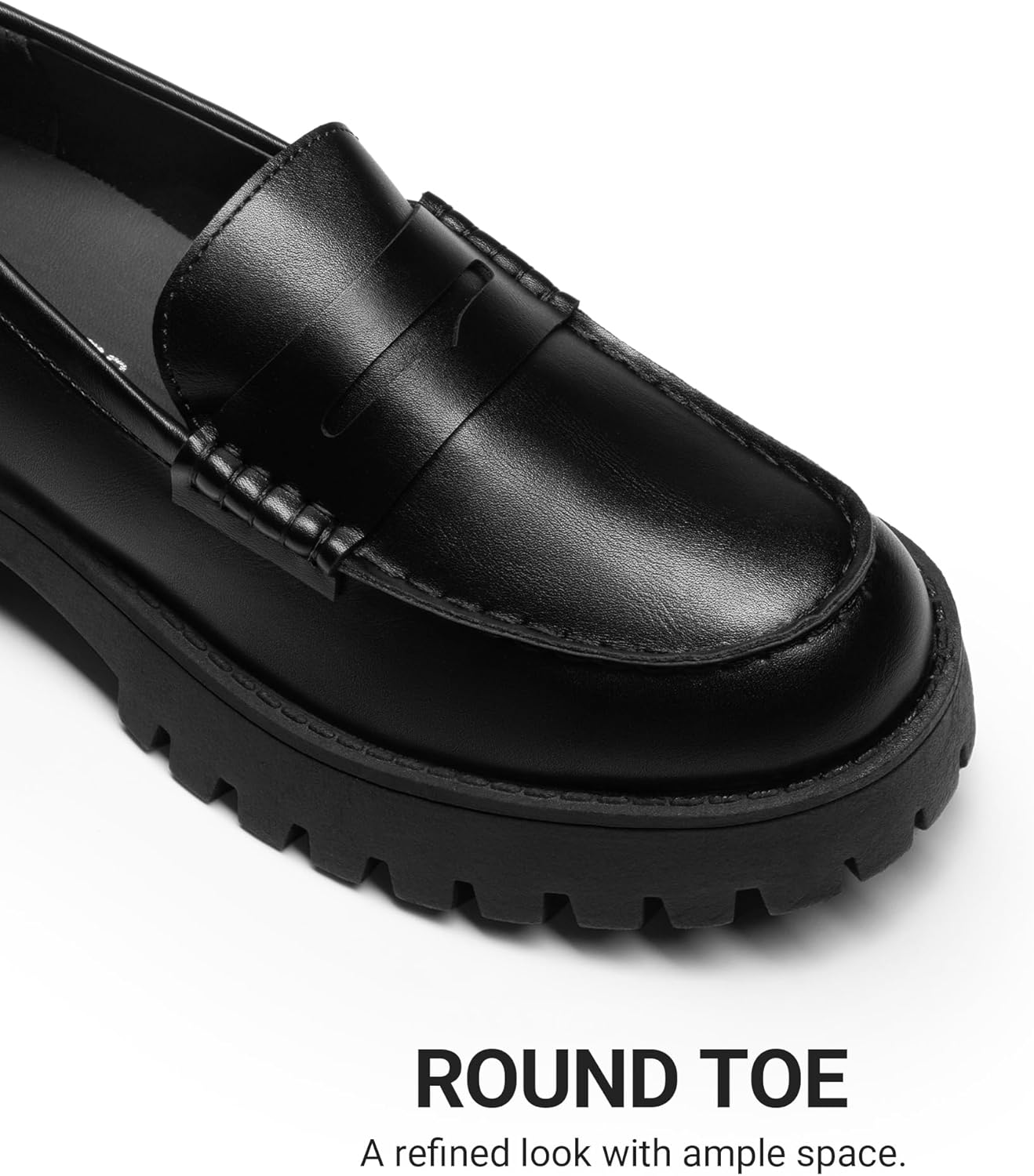 DREAM PAIRS Loafers for Women Platform Chunky Penny Loafer Lug Sole Comfortable Slip On Dressy Casual Work Business Office Shoes - Image 5