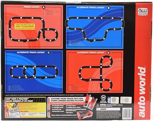 Miniatura 3 de Auto World/Premium Hobbies Highway Getaway Mustang VS Viper HO Escala HO Ranura Car Race Set CP7974