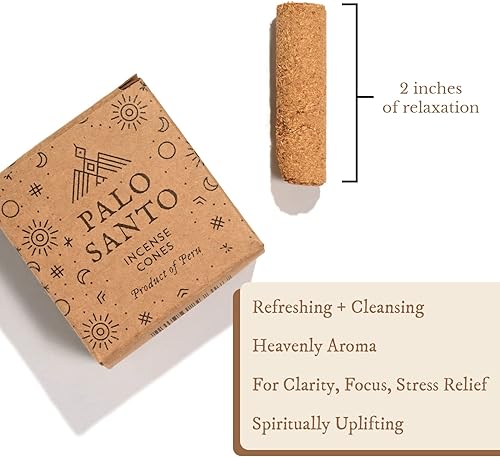 Miniatura 3 de Shamans Market Incienso de cono de Palo Santo y eucalipto