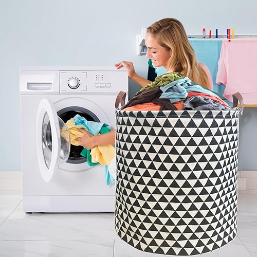 Miniatura 104 de Cesta plegable para ropa sucia en el dormitorio, impermeable, para baño, bolsa grande de lavandería en dormitorio universitario, guardarropa, sala