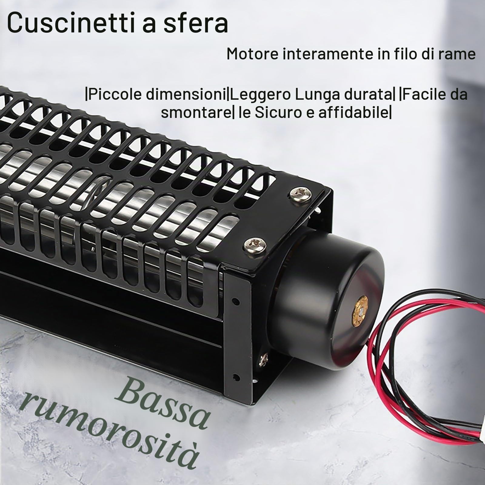 Ventilatore a flusso trasversale freddo, motore senza spazzole, piccolo ventilatore a tamburo, ventole di raffreddamento elettroniche, cuscinetti a sfera, forte dissipazione del calore del(30420)