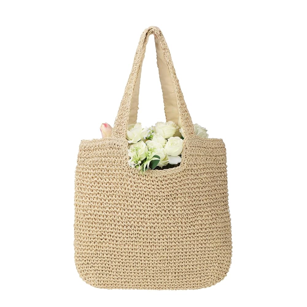 Amazon.com: ZWIN Straw Beach Tote Bag for Women,Summer Beach
