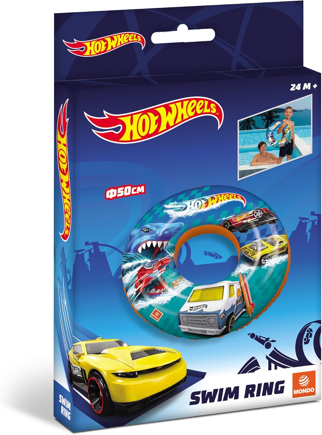 HOT WHEELS SWIM RING D.50