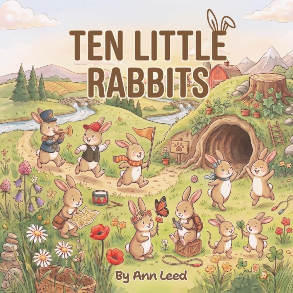 Ten Little Rabbits: A Rhyming Counting Adventure for Ages 3–5 (The Heart and Adventure Series)