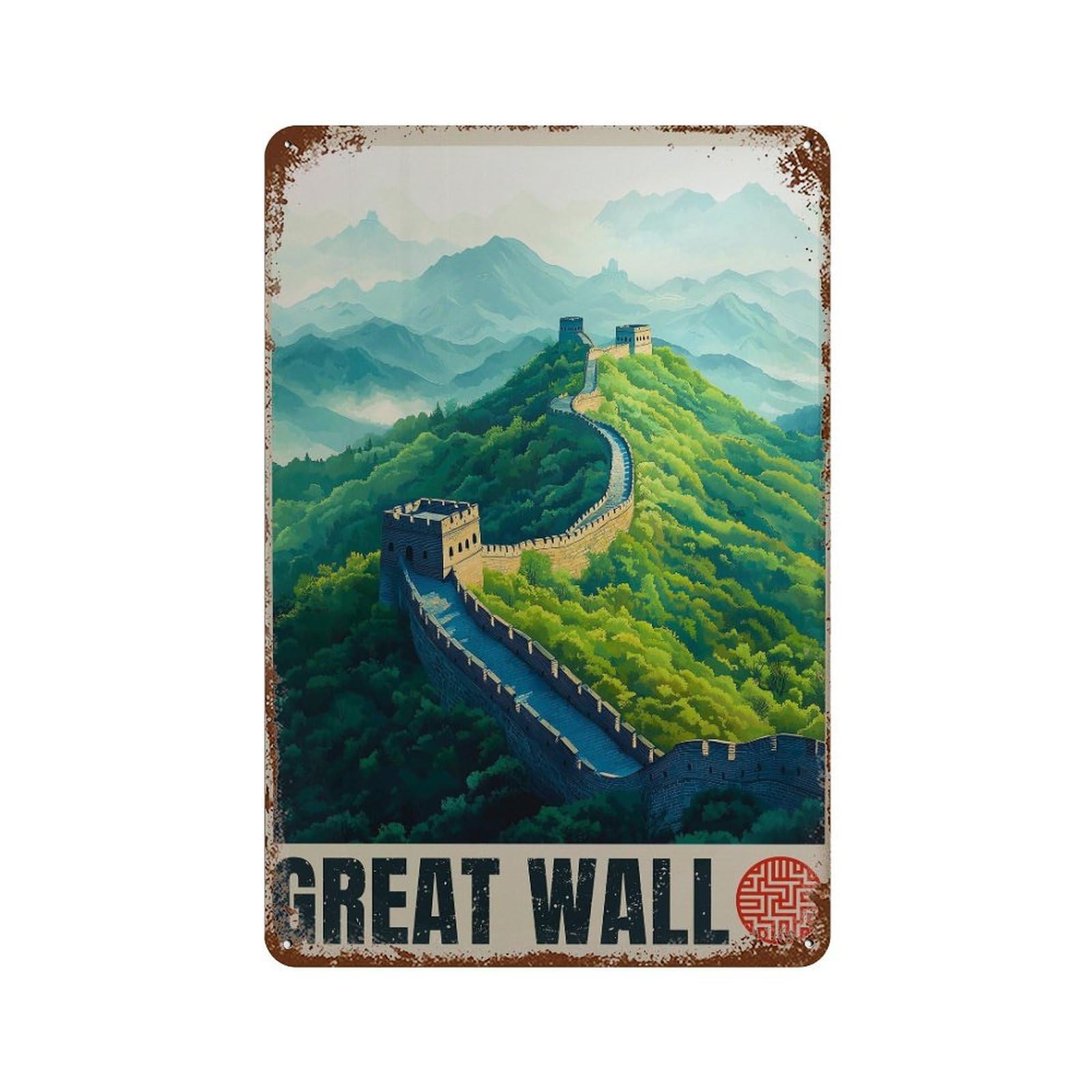 xiaoxiaoshen Great of China – Beijing Travel (2) Wall Decor Art Metal Tin Poster Modern Home Decor Art Home Bar Shop Decorations Vintage Sign 30x20cm