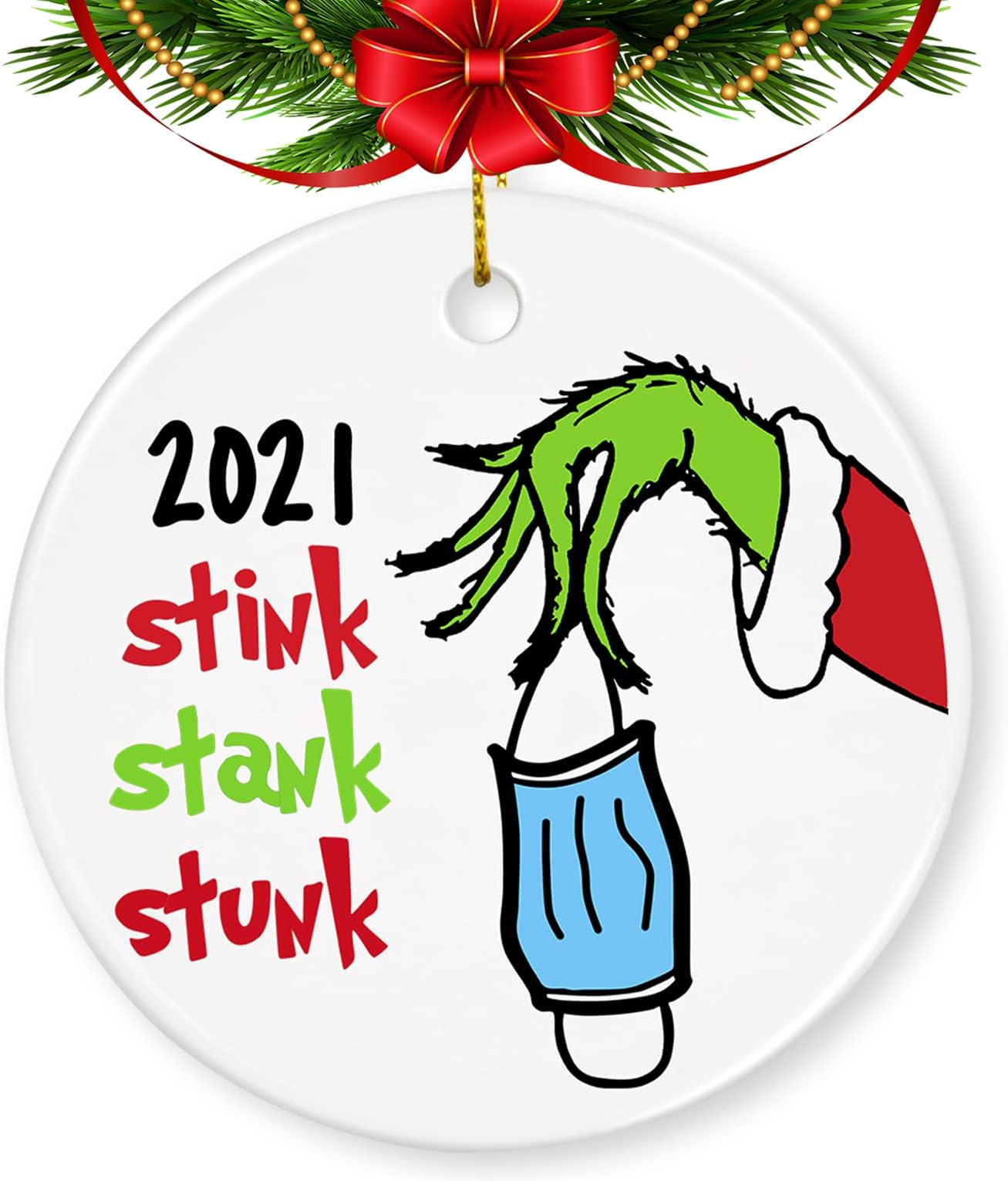 Christmas Ornaments 2021, Touber 2021 Ornament Christmas Ornaments Quarantine 2021 Christmas Ornaments Clearance Christmas Tree Ornaments Christmas Home Ornaments - Gifts for Christmas