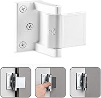Vista 3 de Cerradura de puerta Berlin Modisch Refuerzo de pestillo de puerta Privacidad Cerradura de puerta para puertas que se abren hacia adentro Resistencia