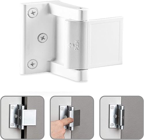 Miniatura 4 de Berlin Modisch Cerradura de puerta Reforzador de privacidad Pestillo de puerta para puertas batientes extra alta resistencia cerradura de seguridad