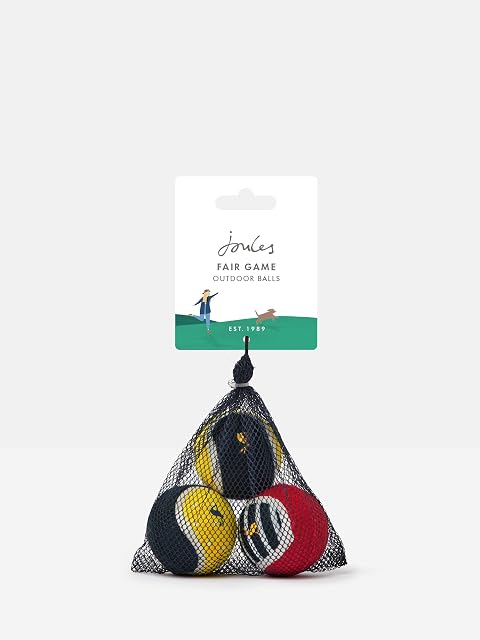 Rosewood Joules 3-Pack Rubber Balls, With Carry Bag, Dog Toy