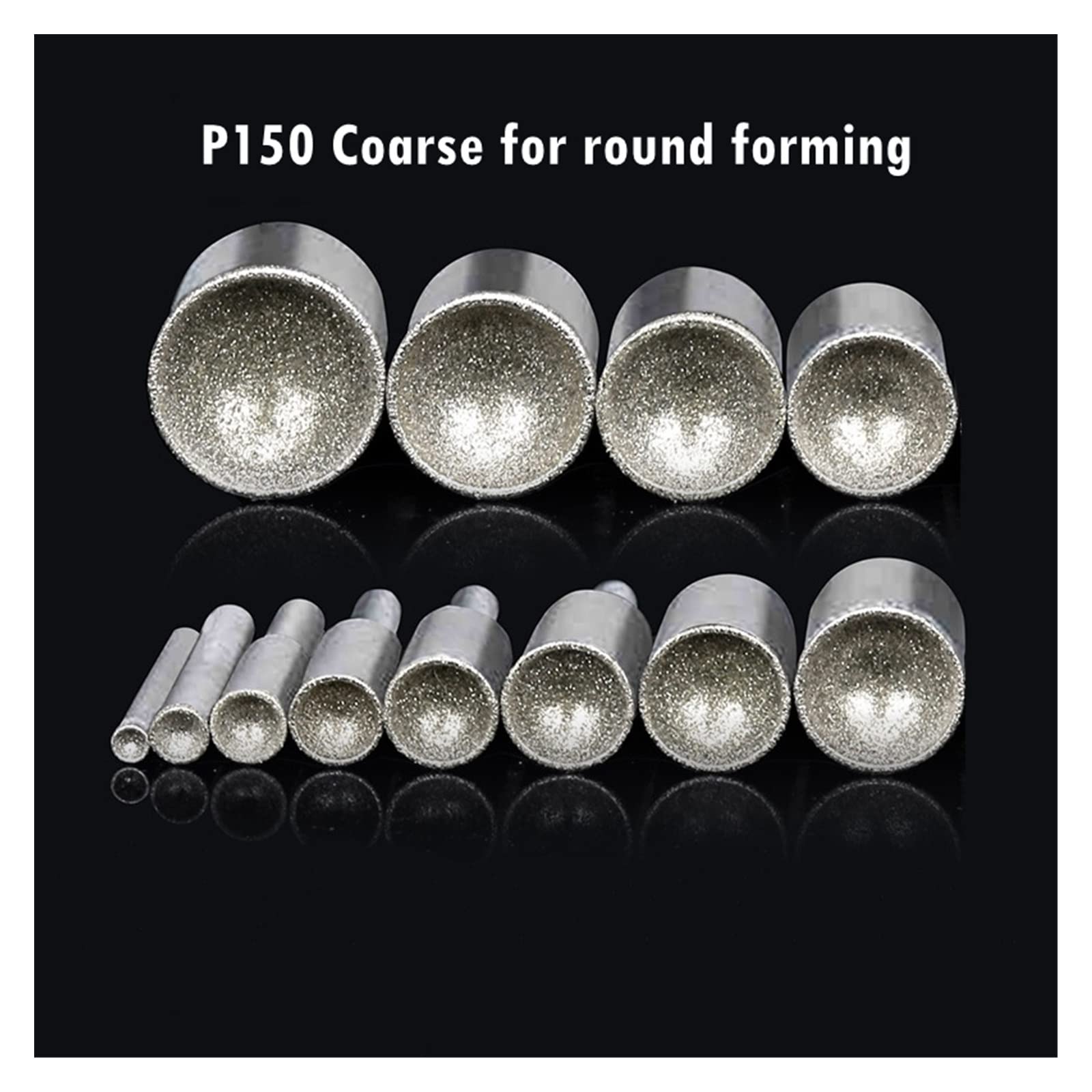 ZZSRJ 1 pz 3-36mm Diamante Perline Testa di Rettifica Sfera dei Monili di Lucidatura Ruota (Color : 22mm, Size : Coarse P150)