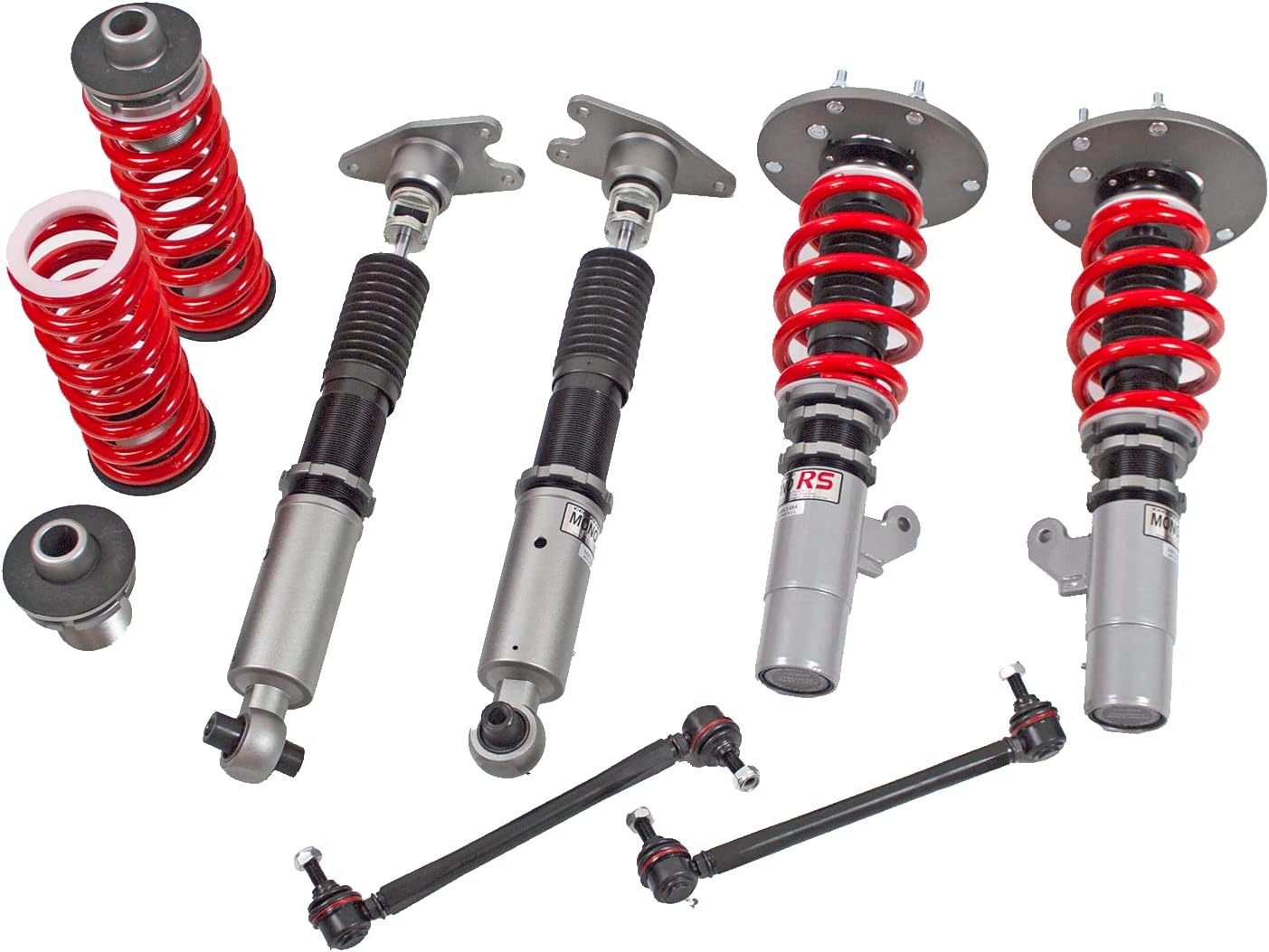 Godspeed MRS1484-A MonoRS Coilover Suspension Lowering Kit, 32 Damping Adjustment, Ride Height Adjustable, compatiable with BMW 4-Series xDrive (F32/F33/F36) 2016-20 (5-studs)