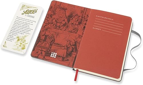 Miniatura 3 de Moleskine Edición limitada Alicia en el país de las maravillas - Agenda semanal de 18 meses 2020-2021, tapa dura, bolsillo (3.5 x 5.5 pulgadas),