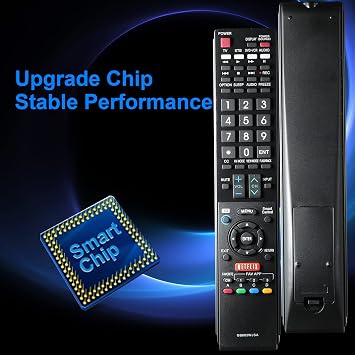 GB004WJSA GB005WJSA Universal TV Remote Control for All Sharp Smart Aquos TV -