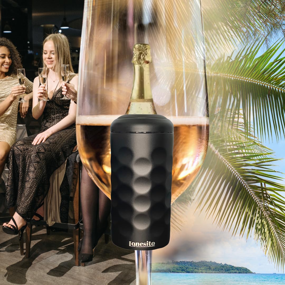 Secchiello Ghiaccio Raffreddatore Bottiglie LoNesito Argento - Per Vino, Champagne E Cocktail Raffreddatore Bottiglie Acciaio