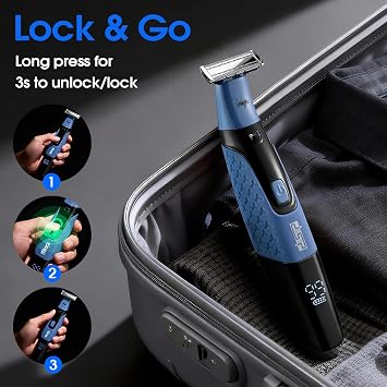 DSP Electric Razor & Trimmer for Men, Rechargeable Waterproof