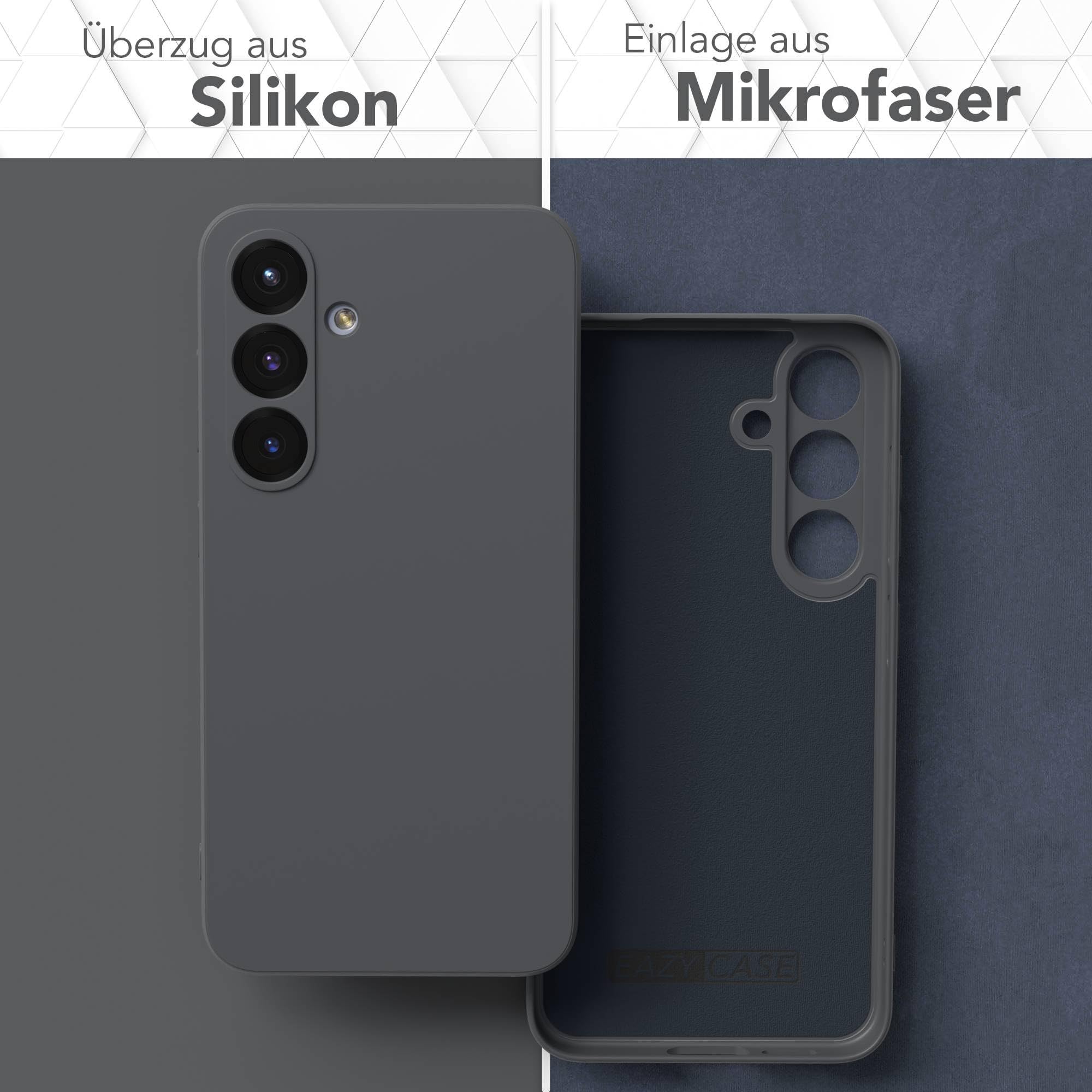 EAZY CASE Handyhülle Für Galaxy S25 - Schlankes Silikon-Case Mit Schutz Vor Stößen & Kratzern