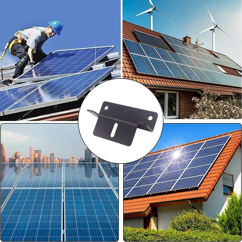 Uchwyt do modułu solarnego, panel słoneczny, montażowy do kampera, łodzi, przyczepy kempingowej, uchwyt do montażu na dachu, czarny