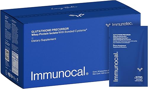 Immunocal Precursor de glutatión – Aislado de proteína de suero de leche, apoyo inmunológico, antioxidante maestro, limpieza desintoxicante + salud