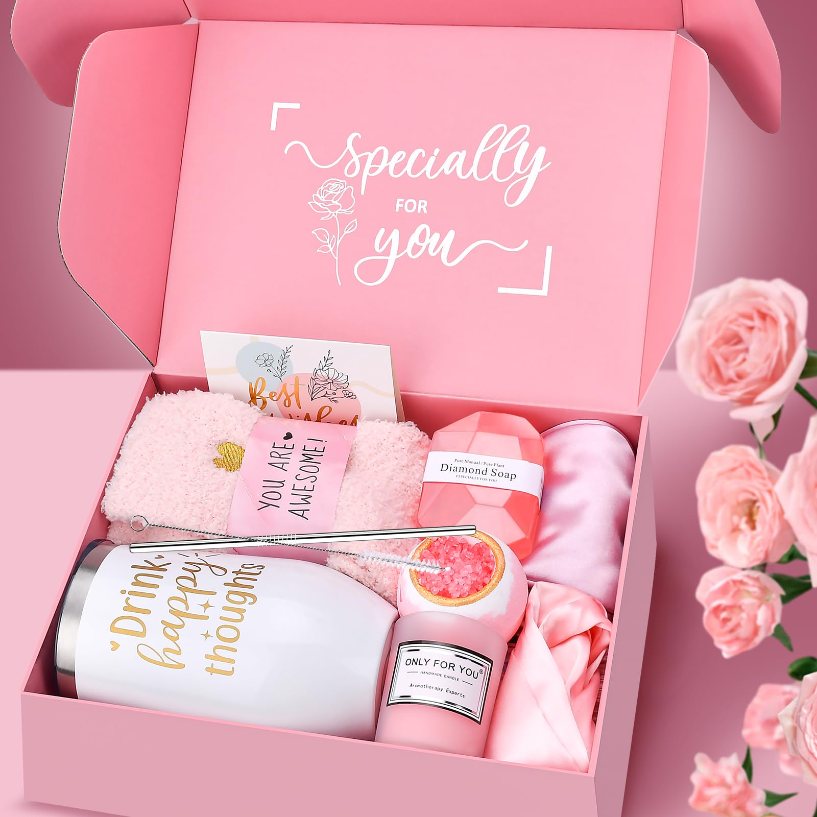 Gift Baskets for Women: Mothers Day Gifts for Mom Wife Women Her Easter Basket Christmas Birthday Valentines Day Stocking Stuffers for Friend Sister Teen Girls Grandma Coffee Cup Set