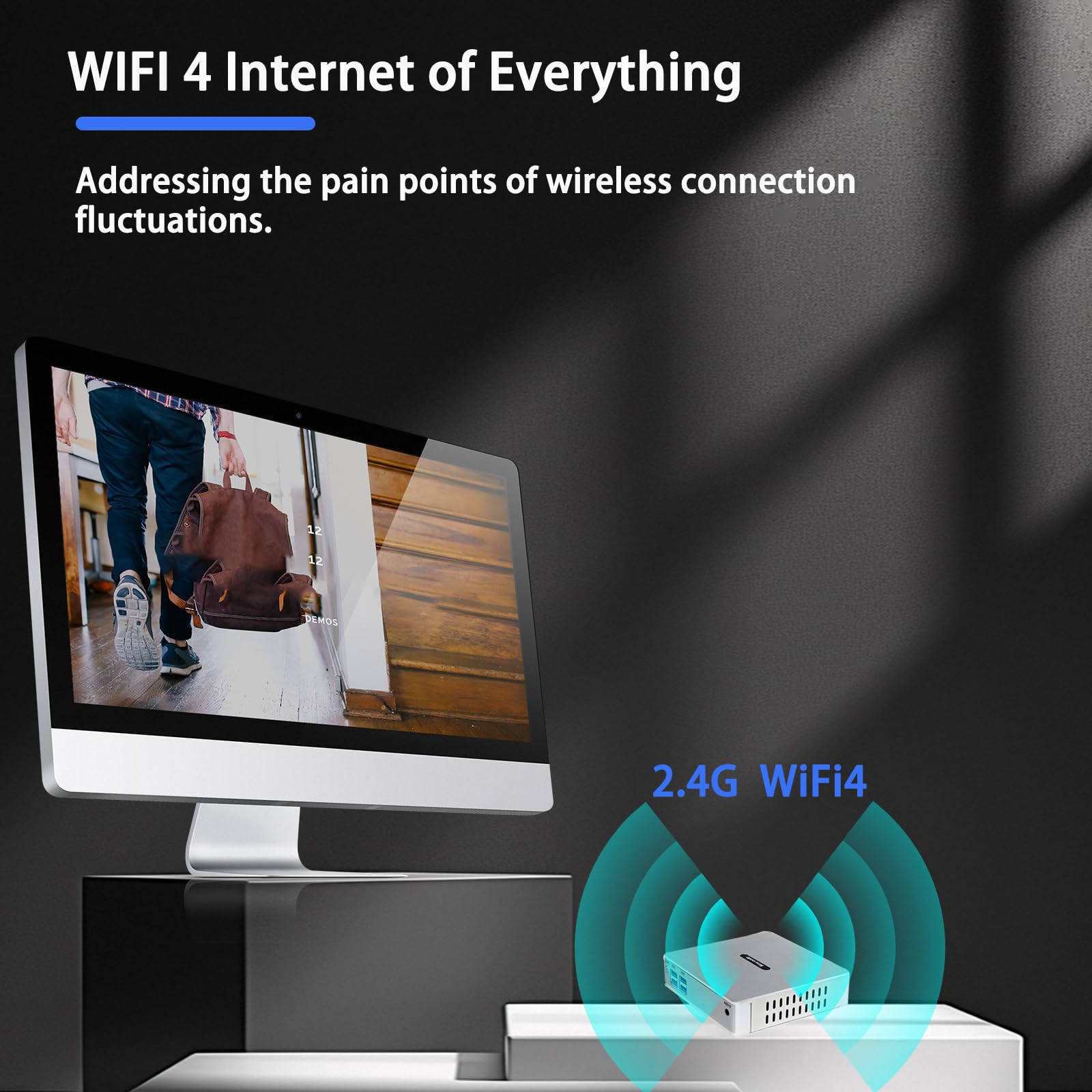 Kayoote Mini PC Windows 11 Pro, Intel Celeron N100 (fino a 3,4 GHz) 8 GB RAM 128 GB ROM Mini computer, piccolo computer 4K/WiFi/HDMI/USB3.2 per casa, ufficio