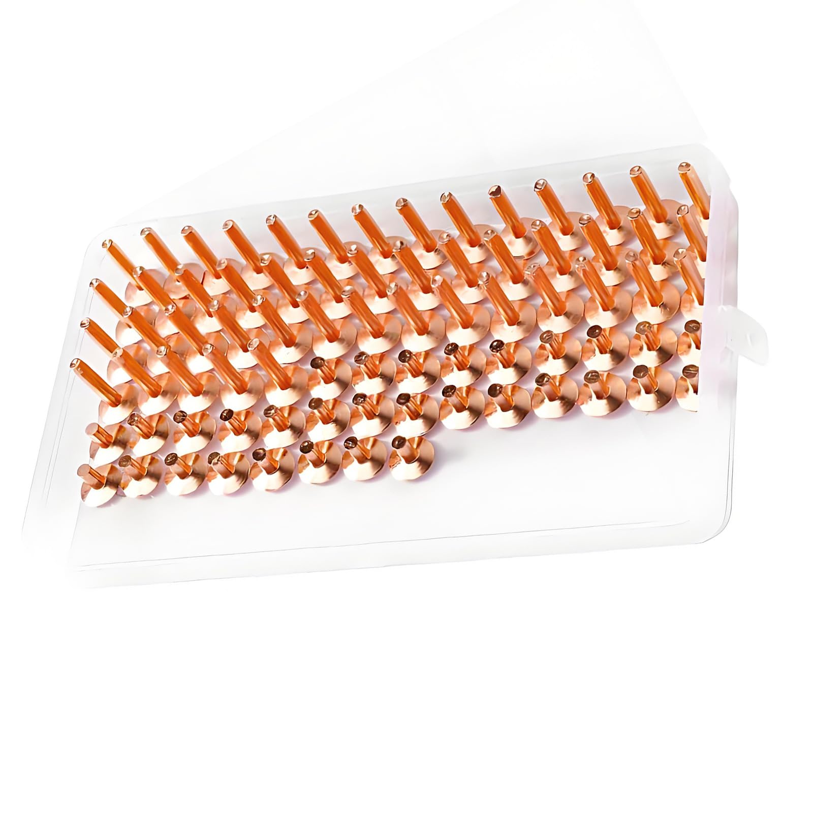 154Pcs / Set Uniform Copper Fasteners for Individualized Leather Projects with 70 Washers Rivets with Washers Set