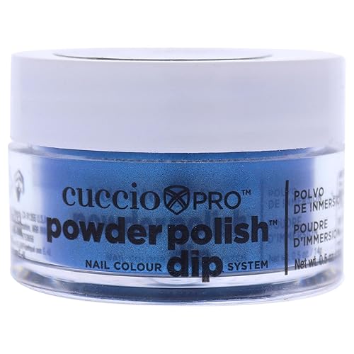 Miniatura 1 de Cuccio Esmalte de uñas en polvo de color, laca para manicura y pedicura, polvo altamente pigmentado que está finamente molido, acabado duradero con