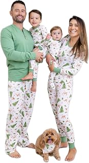 Holiday Family Matching Pajamas sets Organic Cotton Christmas/Halloween Family PJs for Adults, Kids, Baby And Pets