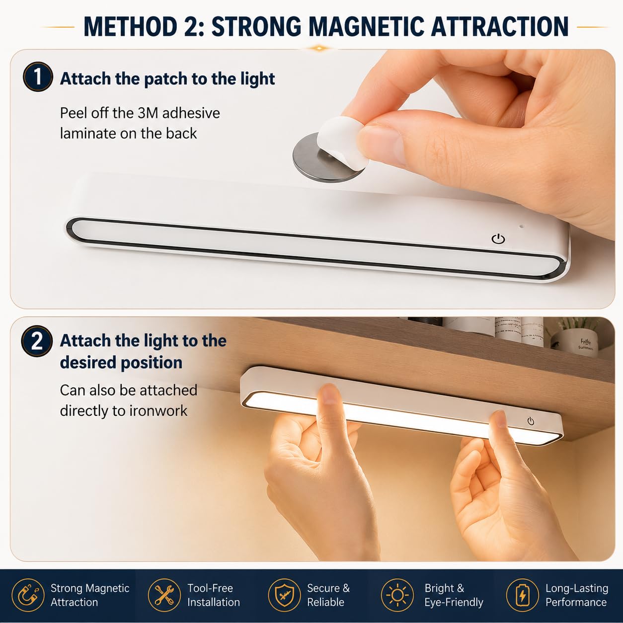 SaleOn LED Touch Lamp - Rechargeable Magnetic Light -4 SaleOn LED Touch Lamp - Rechargeable Magnetic Light -4