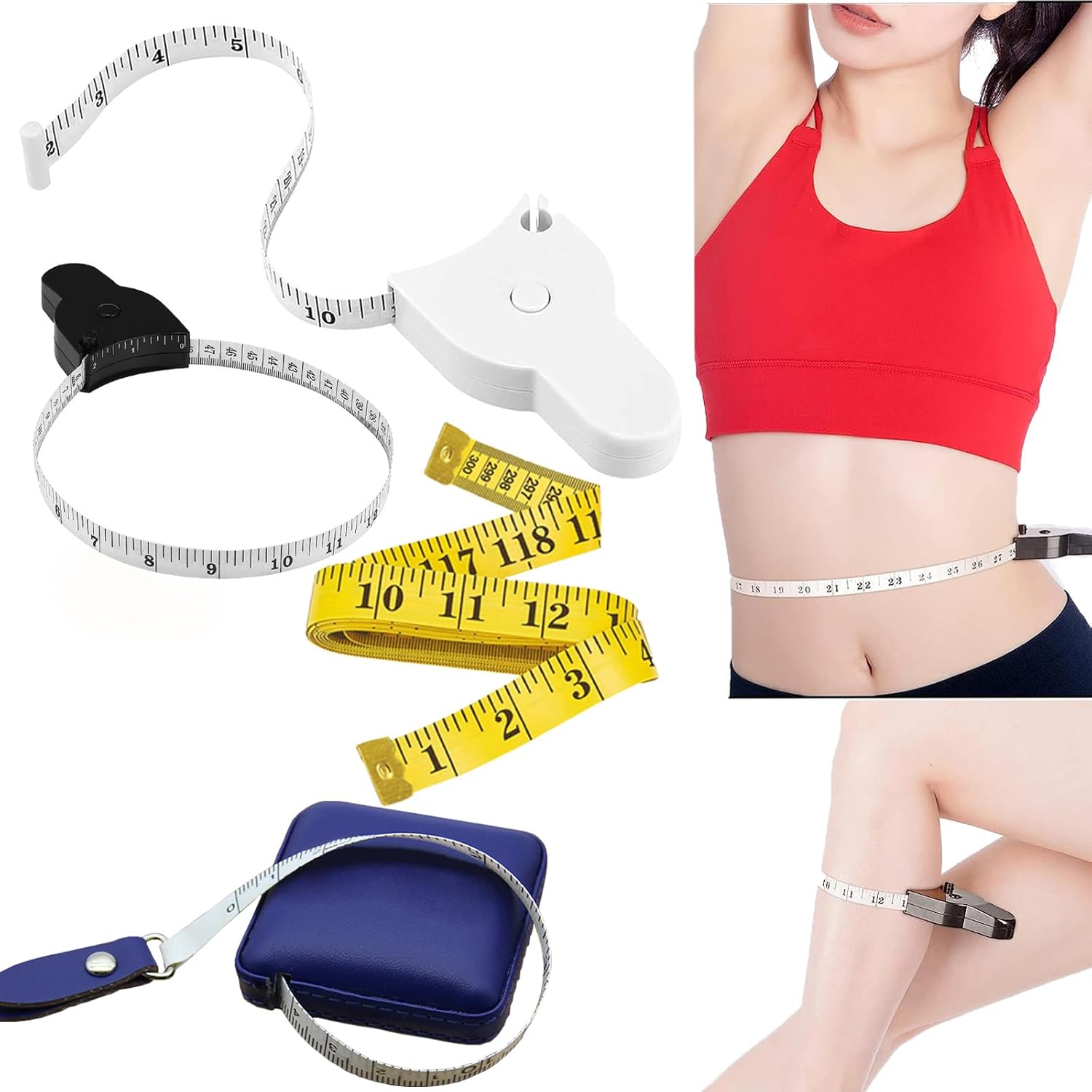 Body Measure Tape, Automatic Telescopic Tape Measure,Self