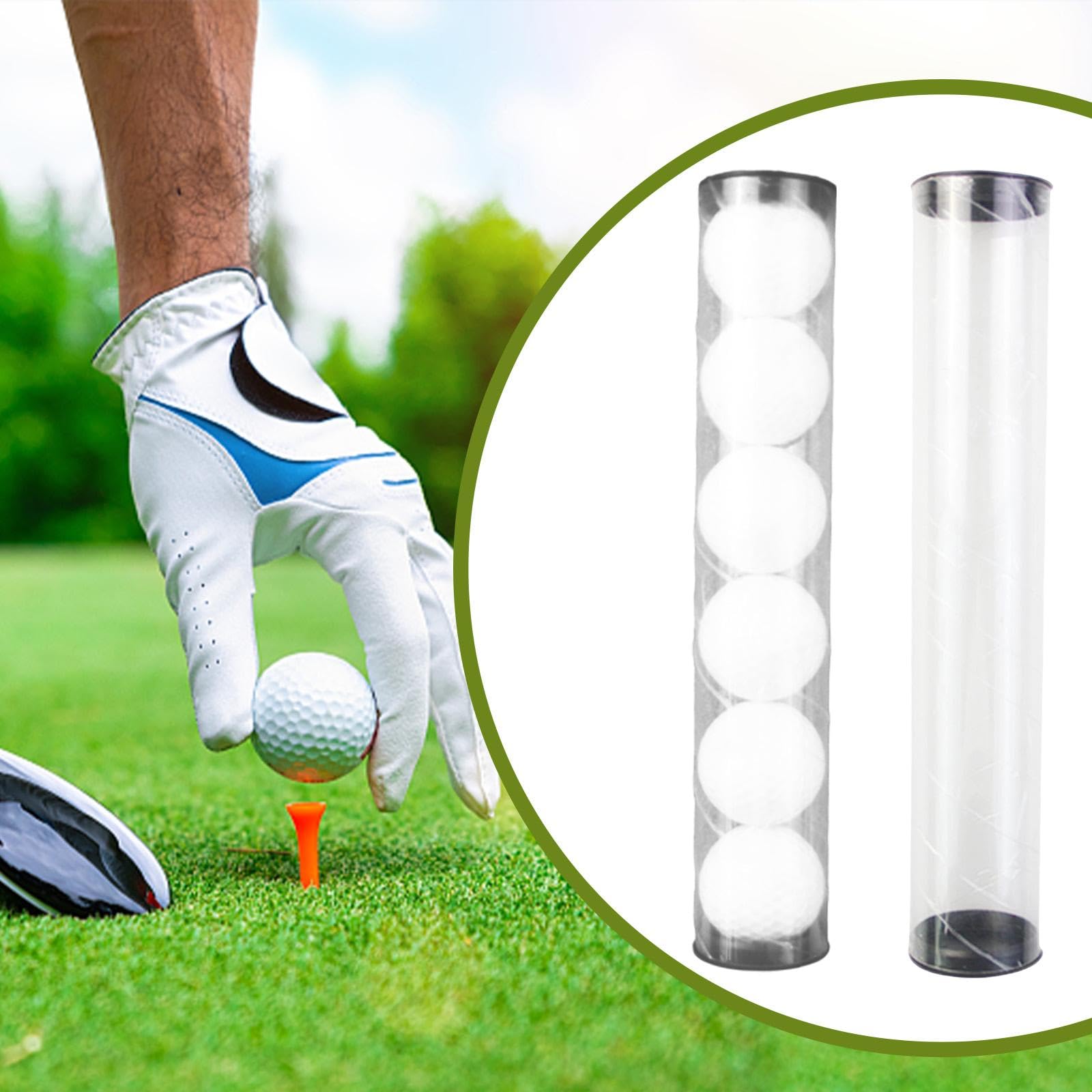 Harilla Tubo per Palline da Golf, Porta Palline, Barile Cilindrico Trasparente Antigraffio