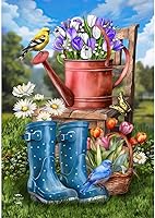 Vista 11 de Briarwood Lane Bandera de casa de primavera Bridge in Blooms