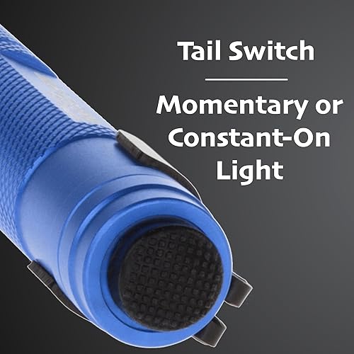 Miniatura 7 de Nightstick MT-100BL Mini-TAC Linterna LED de Metal - 2 AAA, 5.4 in (137 mm), Azul