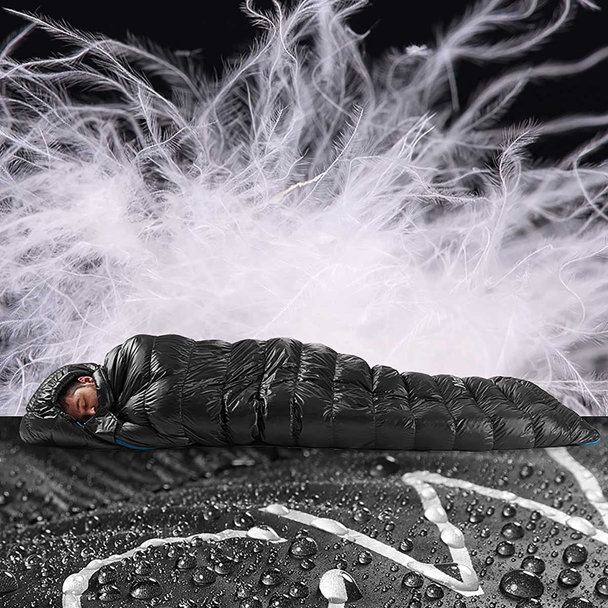 Naturehike Saco De Dormir De Plumón Ultraligero De, Saco De Dormir De Plumón De Ganso De 800 Rellenos, Saco De Dormir para 4 Estaciones, Saco De Dormir Compacto y Ligero