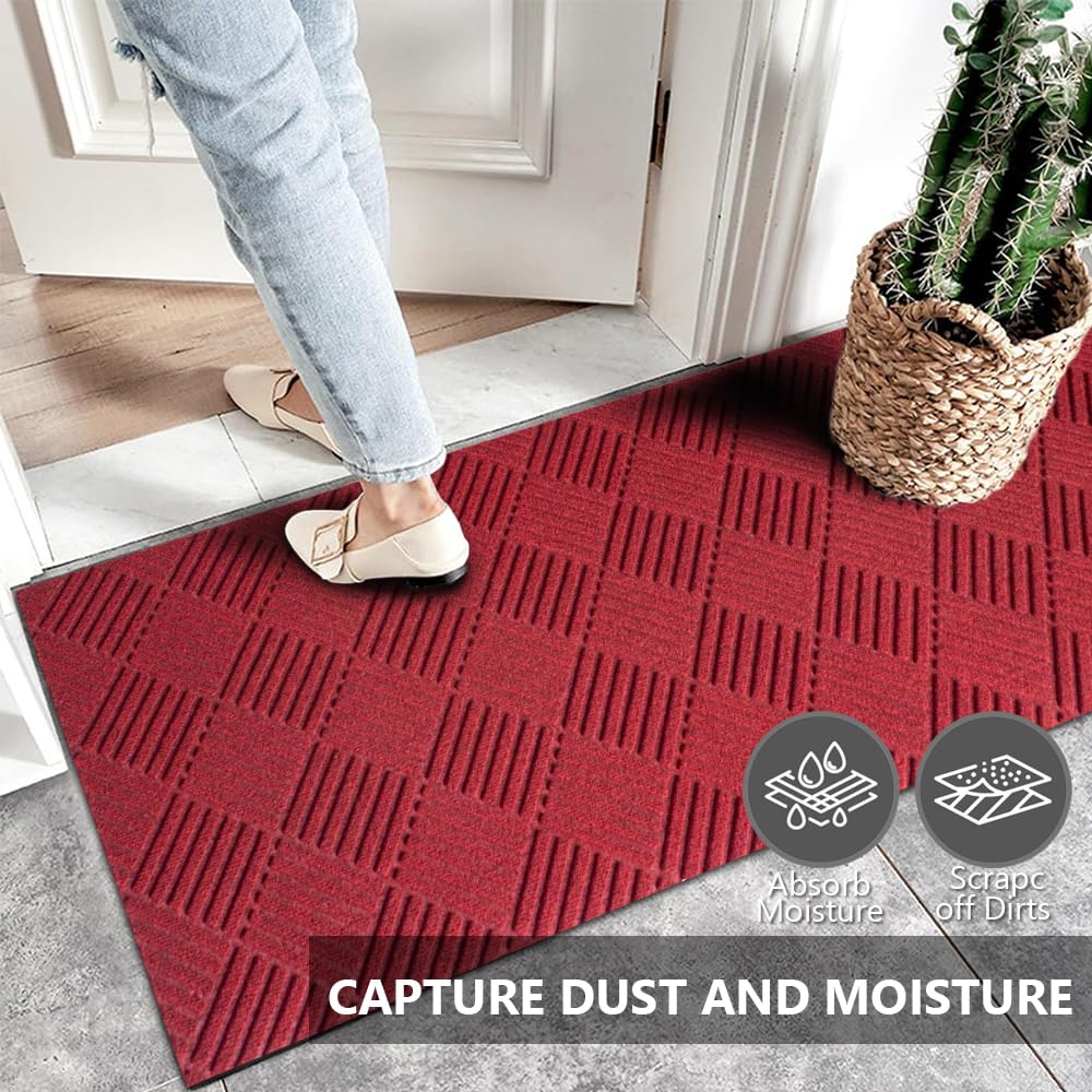 THICK Hall Runners DOOR MATS 'Malaga' Heavy Duty Non-Slip Rubber Backed Cheap | UK