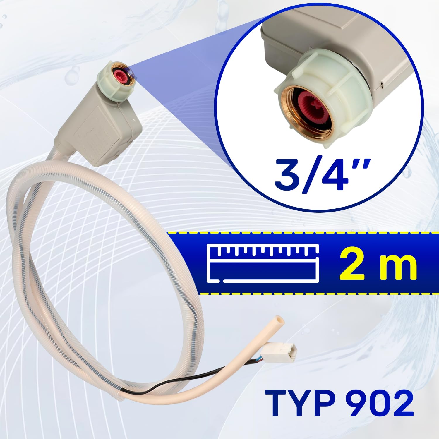 Aquastop Schlauch Spülmaschine 1,7m Typ 902 00299756 für Bosch für Balay