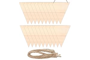 MECCANIXITY Wood Triangles for Crafts