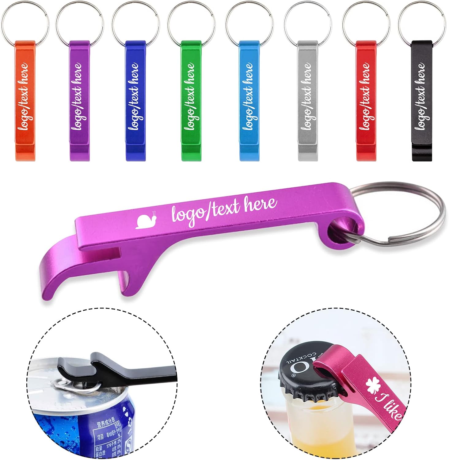 48Pcs Personalized Bottle Opener Custom Keychain Bulk Customized Wedding Party Baby Shower Favors Gifts for Guests