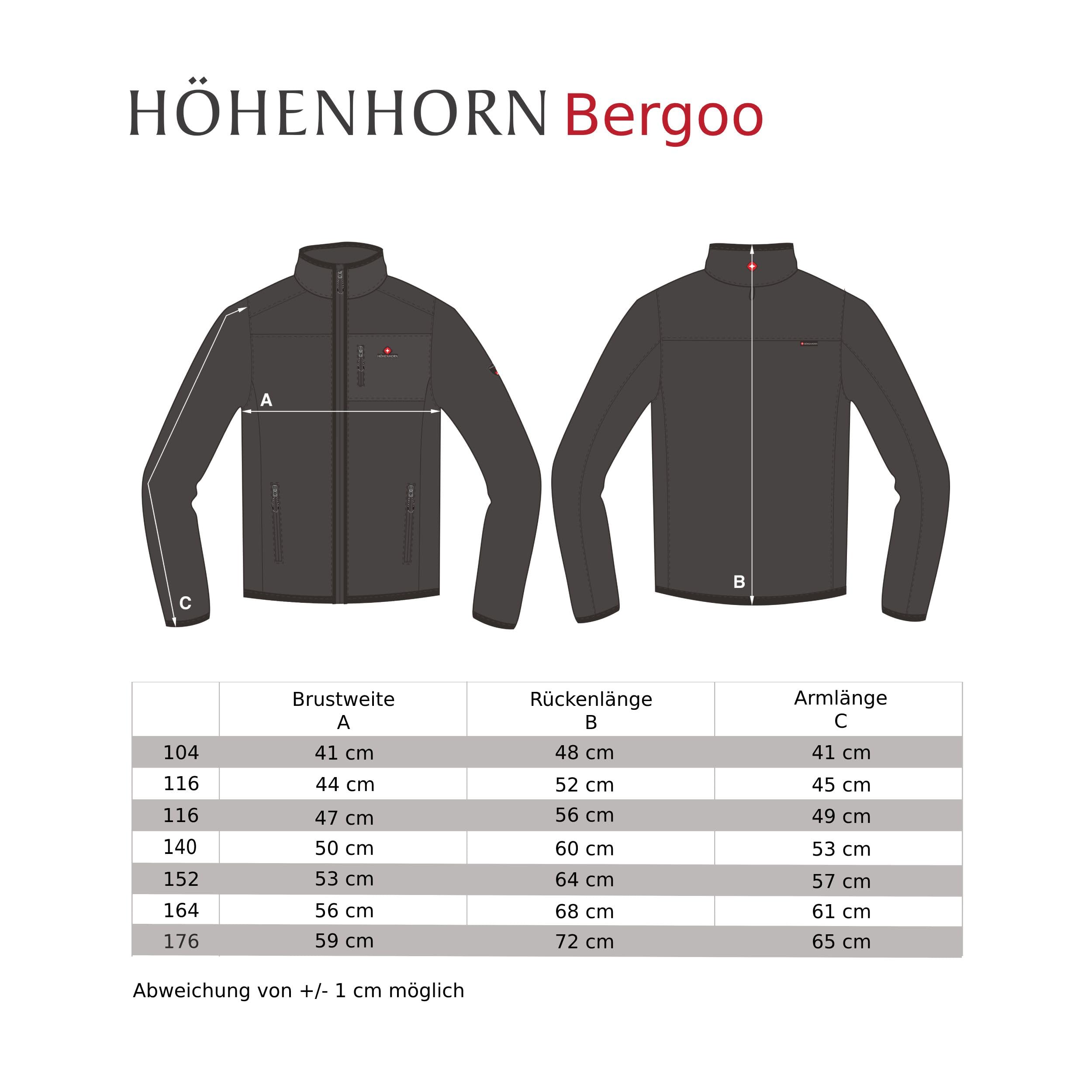 Höhenhorn Bergoo dziecięca kurtka zimowa, pikowana, z podszewką