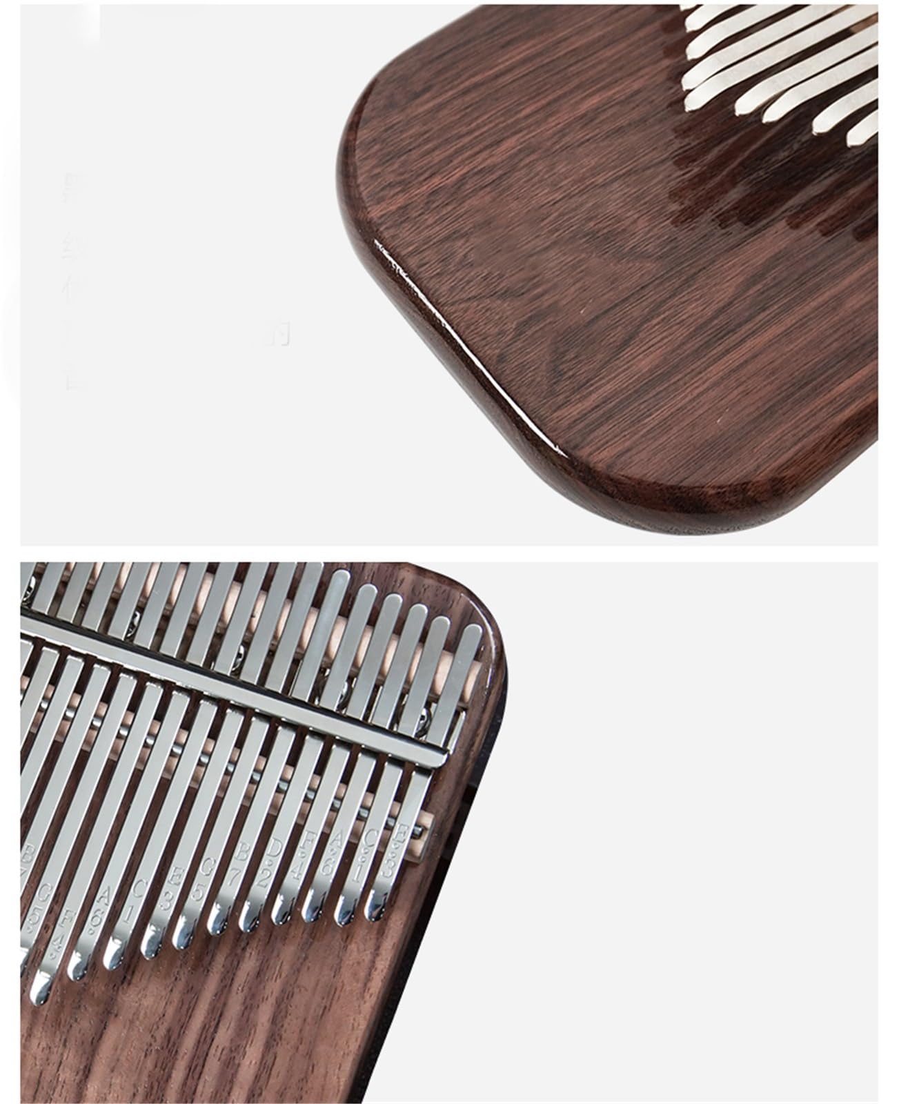 Kalimba Z 21 Nutami Z Czarnego Orzecha Włoskiego Fortepian Kciukowy Kalimba