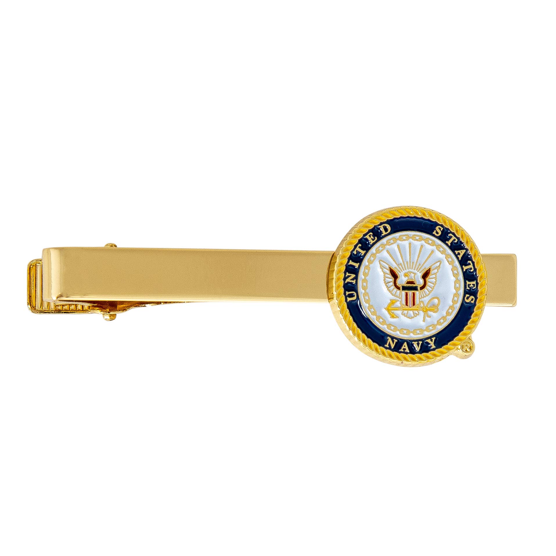 Desert Cactus United States Navy Tie Bar Logo Formal Occasion Standard Length Width (Main Seal)