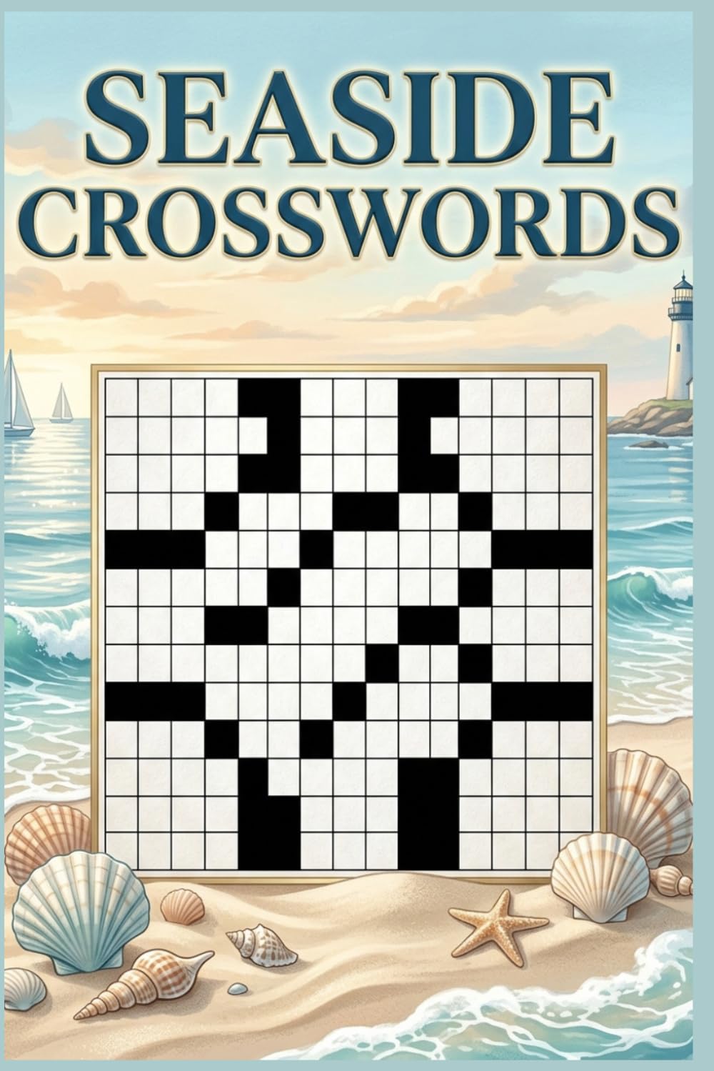Seaside Crosswords: 60 Relaxing Beach & Coastal Themed Crossword Puzzles for Adults — With Solutions