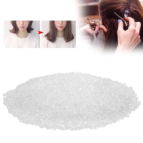 Miniatura 9 de Gránulos de pegamento de queratina de 3.53 onzas, pegamento de queratina italiana transparente, gránulos de gránulos para el cabello, extensiones de