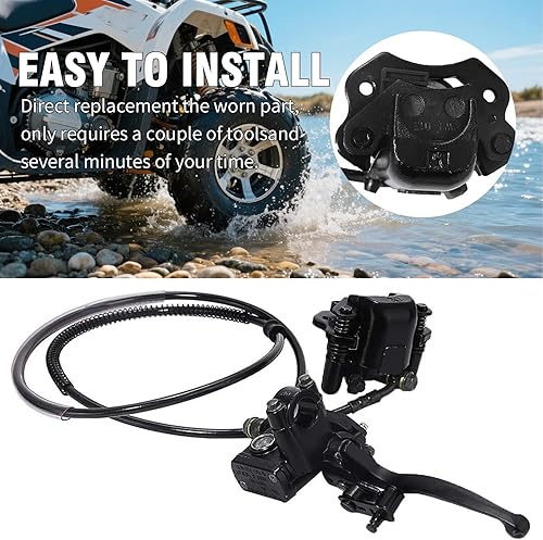 Miniatura 7 de Conjunto de pinza de freno de disco hidráulico trasero con pastillas de freno para ATV chino Quad reemplazo para TaoTao Buyang Coolsport Kazuma Sunl