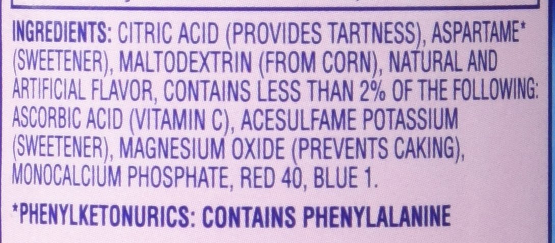 Wyler's Light Soft Drink Mix, Grape, 1.16 Ounce (Pack of 6)