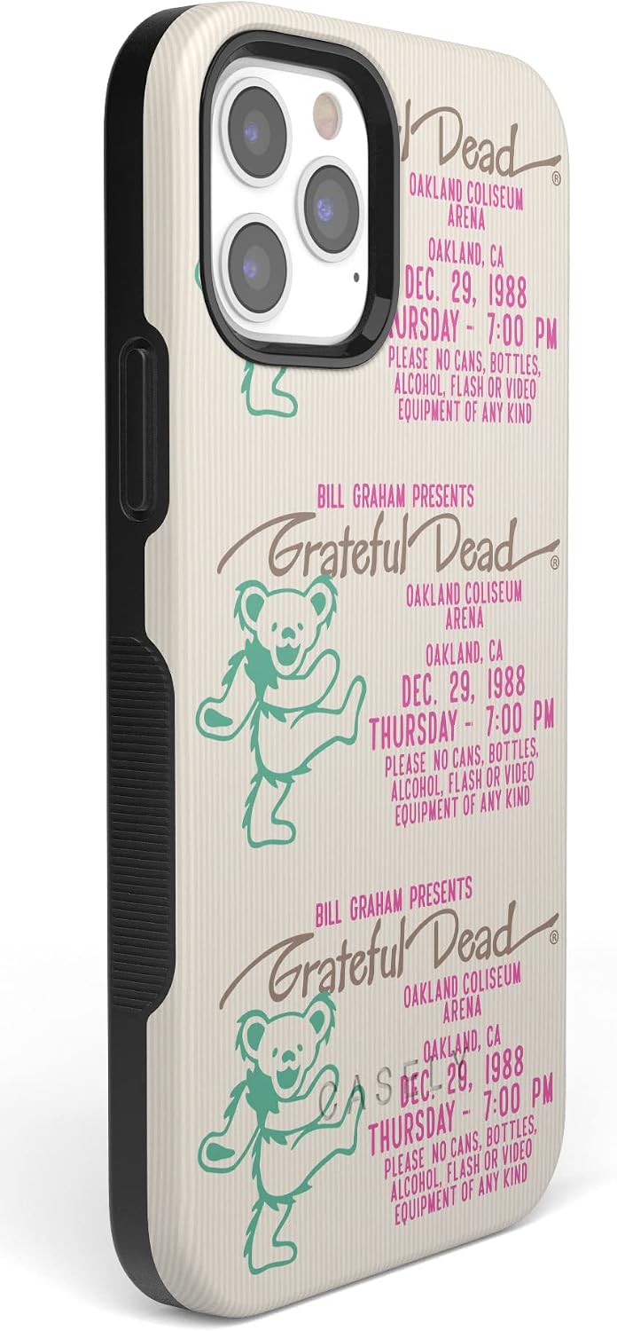 Casely iPhone 12 Pro Max Case | Miracle Ticket | Grateful Dead Vintage | Bold Protective Design