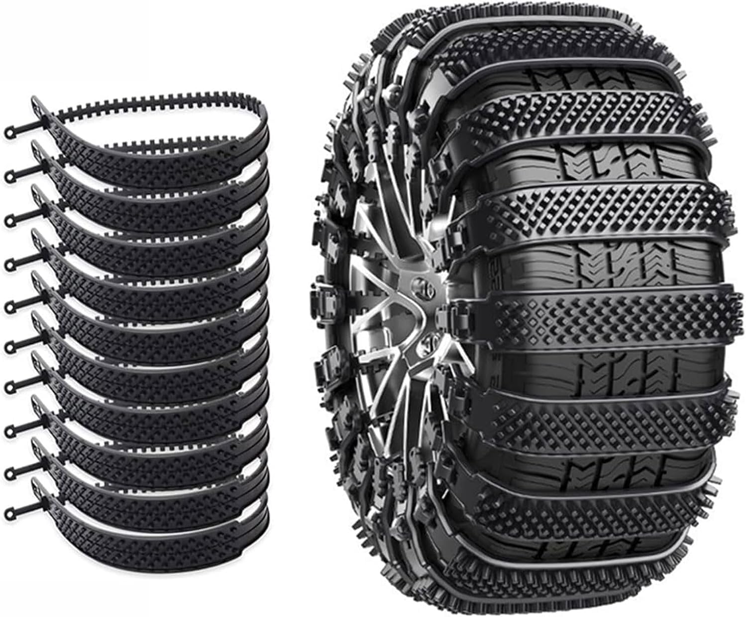 Chaînes à neige universelles - 10 pcs
