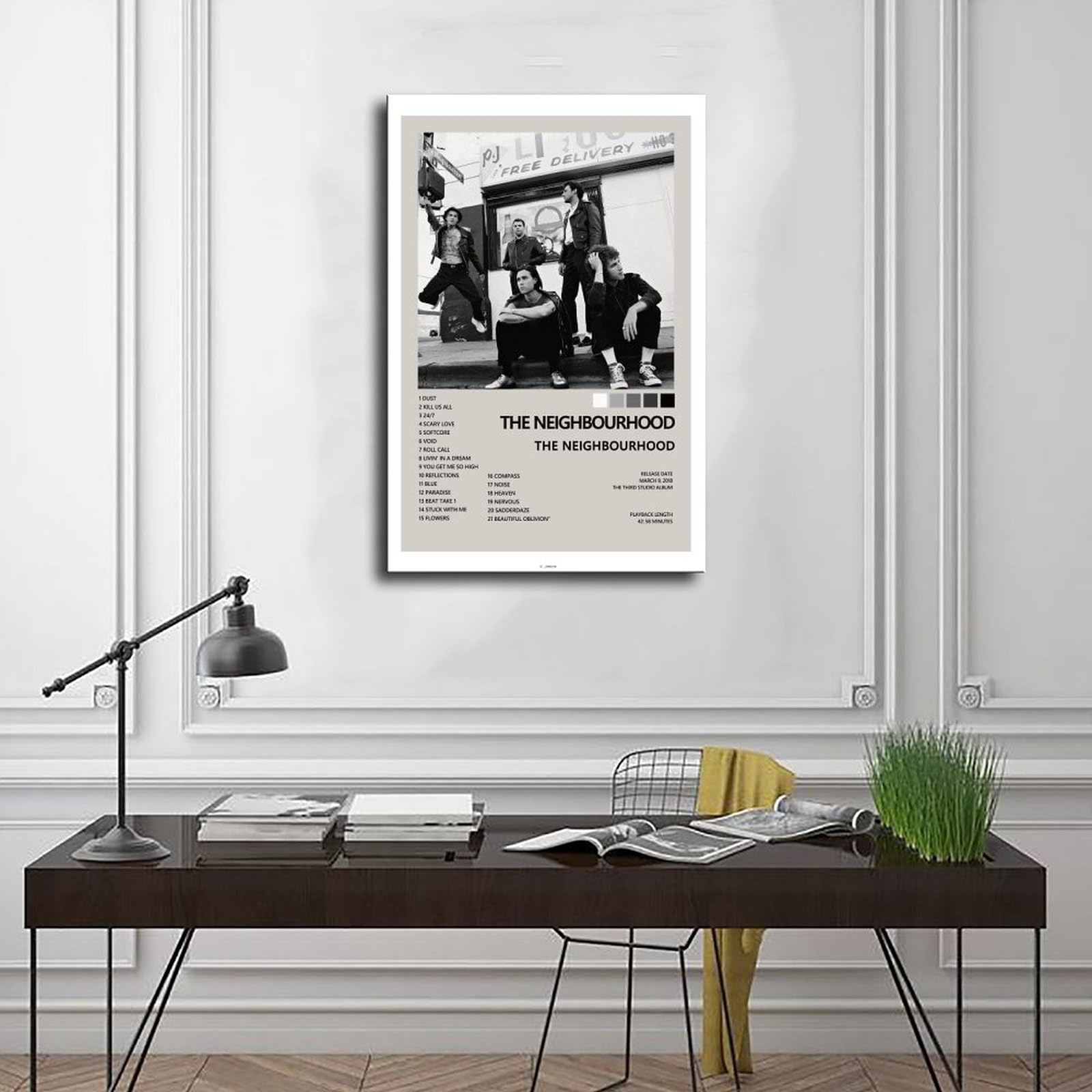 Poster Décoratif Sur Toile « I R I The Neighbourhood 2018 » - Décoration Murale Vintage 20 X 30 Cm - Sans Cadre, Pour Salon, Chambre - 2